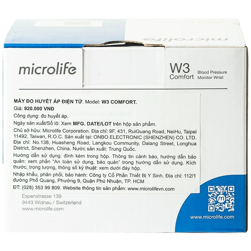 Hình ảnh Máy đo huyết áp điện tử Microlife W3 Comfort hỗ trợ đo huyết áp