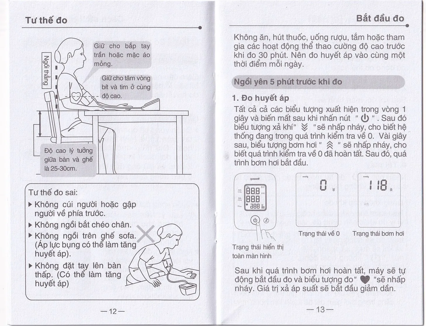 Hình ảnh Máy đo huyết áp điện tử bắp tay Yuwell YE610D bộ nhớ lưu trữ đến 80 lần, cho kết quả trung bình 3 lần đo