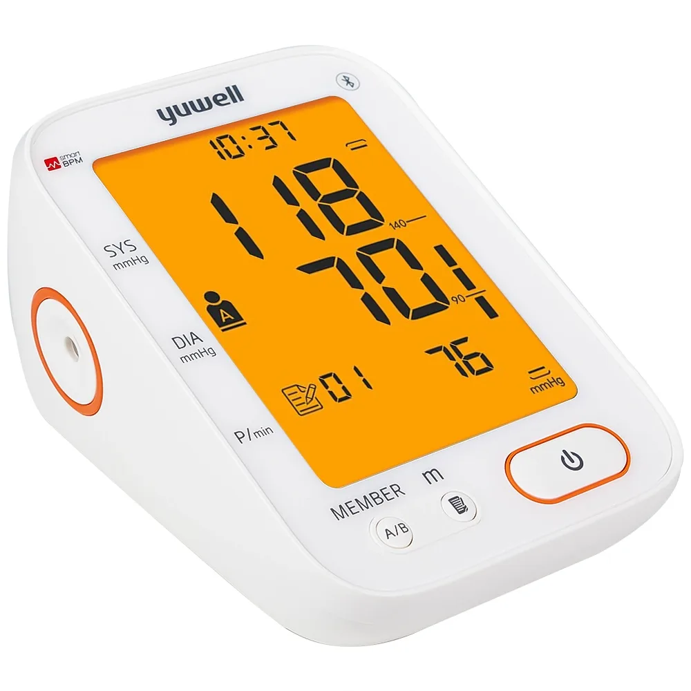 Hình ảnh Máy đo huyết áp điện tử bắp tay Yuwell YE680B cảnh báo rung nhĩ, ngăn ngừa đột quỵ