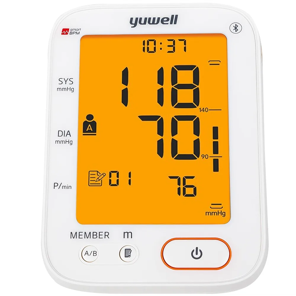Hình ảnh Máy đo huyết áp điện tử bắp tay Yuwell YE680B cảnh báo rung nhĩ, ngăn ngừa đột quỵ