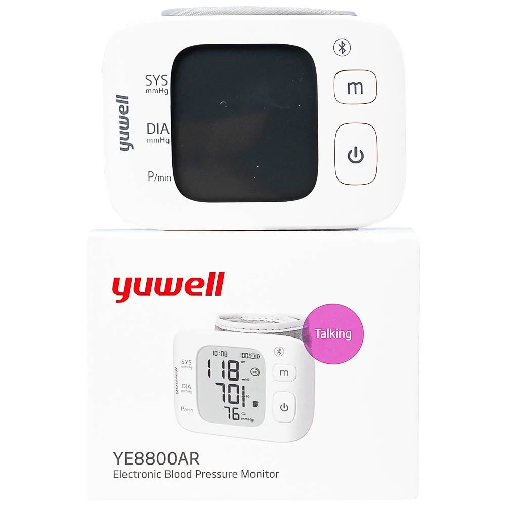 Hình ảnh Máy đo huyết áp điện tử cổ tay Yuwell YE8800AR cảnh báo rung nhĩ, ngăn ngừa đột quỵ