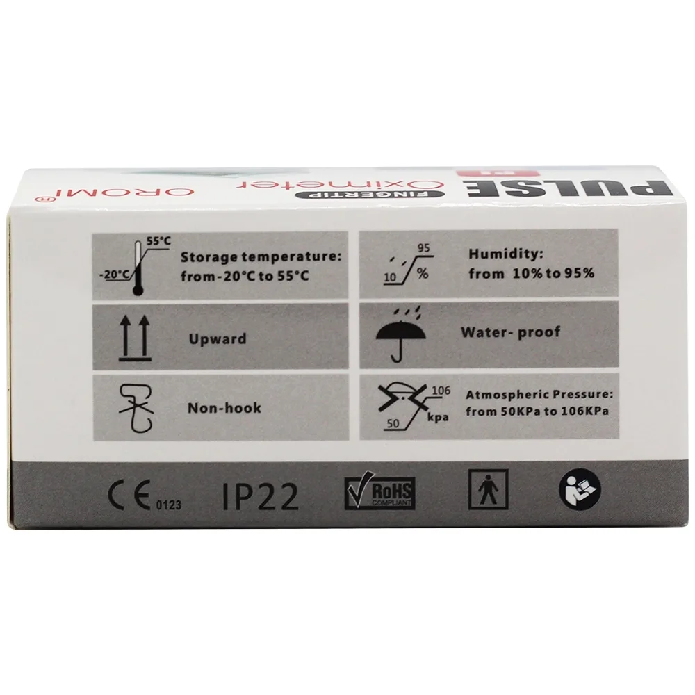 Hình ảnh Máy đo nồng độ oxy trong máu (SPO2) Pulse Fingertip Oximeter A4 Oromi hỗ trợ đo nhanh chóng và chính xác