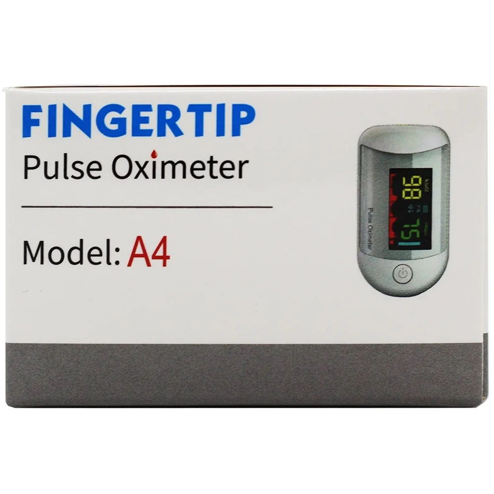Hình ảnh Máy đo nồng độ oxy trong máu (SPO2) Pulse Fingertip Oximeter A4 Oromi hỗ trợ đo nhanh chóng và chính xác