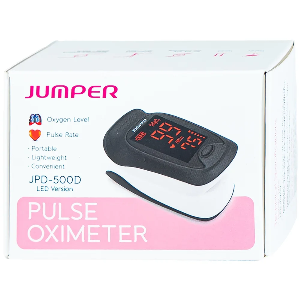 Hình ảnh Máy đo nồng độ oxy trong máu Jumper JPD 500D Led thiết kế nhỏ gọn và sử dụng dễ dàng