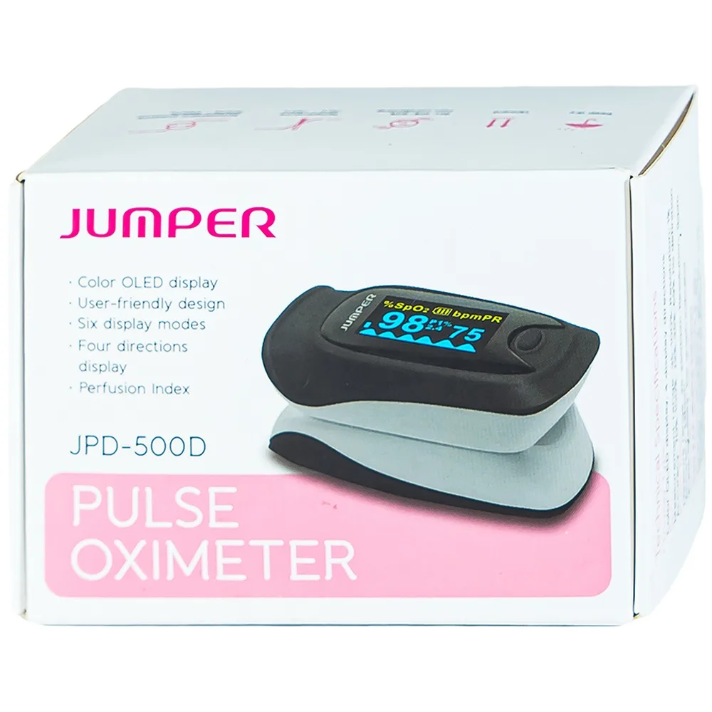 Hình ảnh Máy đo nồng độ oxy trong máu Jumper JPD 500D Oled thiết kế nhỏ gọn và sử dụng dễ dàng