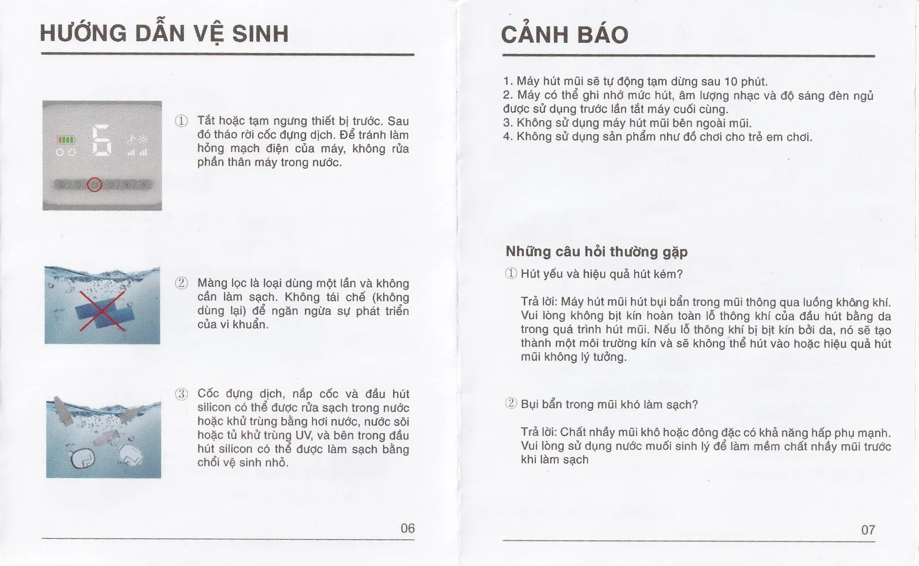 Hình ảnh Máy hút mũi cho bé Fuji T50 hỗ trợ vệ sinh mũi cho bé từ 0 đến trên 3 tuổi