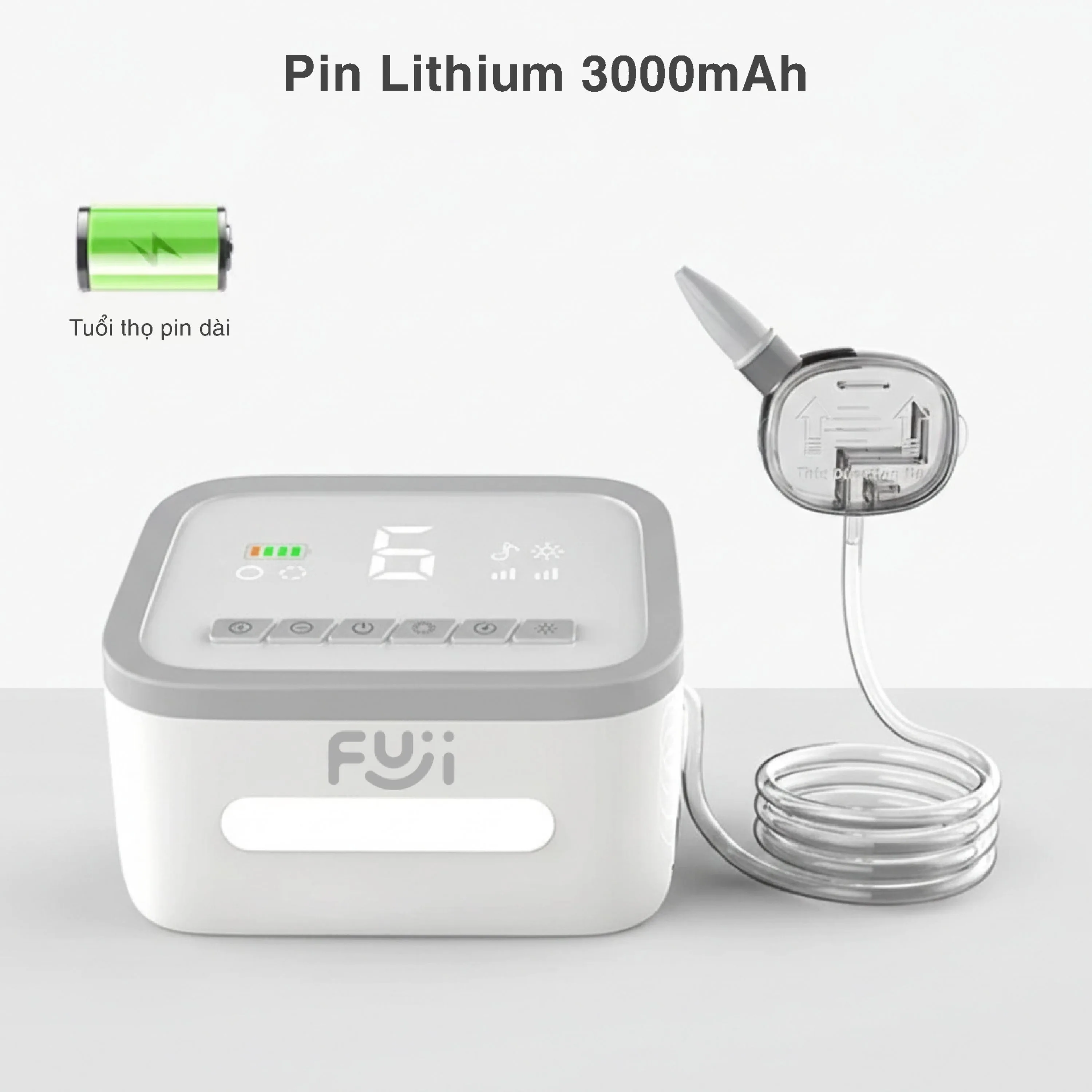 Hình ảnh Máy hút mũi cho bé Fuji T50 hỗ trợ vệ sinh mũi cho bé từ 0 đến trên 3 tuổi