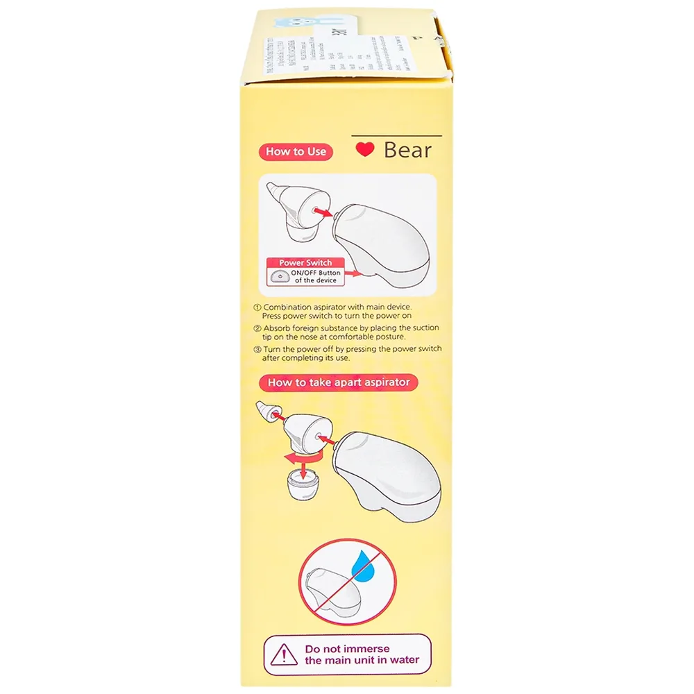 Hình ảnh Máy hút mũi điện tử Co-Clean Bear COBR-100 giúp vệ sinh mũi một cách nhanh chóng và hiệu quả