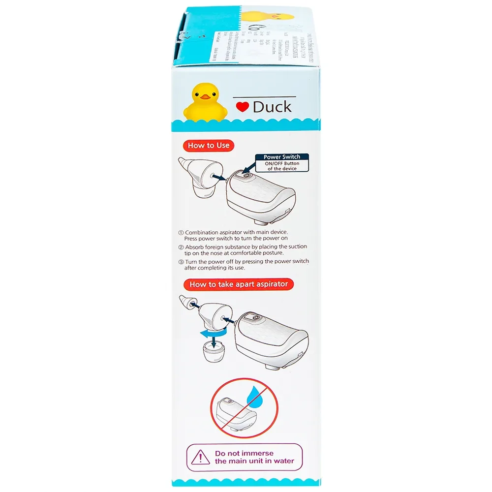 Hình ảnh Máy hút mũi điện tử Co-Clean Duck CODK-100 giúp vệ sinh mũi một cách nhanh chóng và hiệu quả
