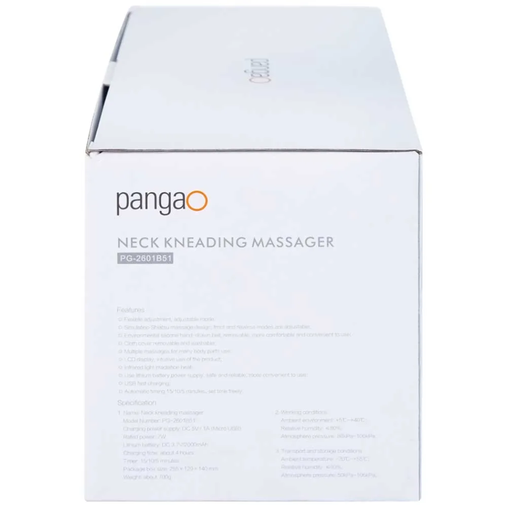 Hình ảnh Máy massage Pangao PG-2601B51 xoa dịu đốt sống cổ, giúp thư giãn giảm căng thẳng