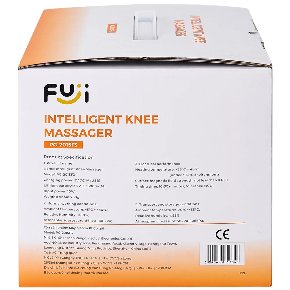 Hình ảnh Máy mát xa đầu gối Fuji PG-2015F3 hỗ trợ cải thiện lưu thông máu và giảm bớt sự khó chịu của khớp gối