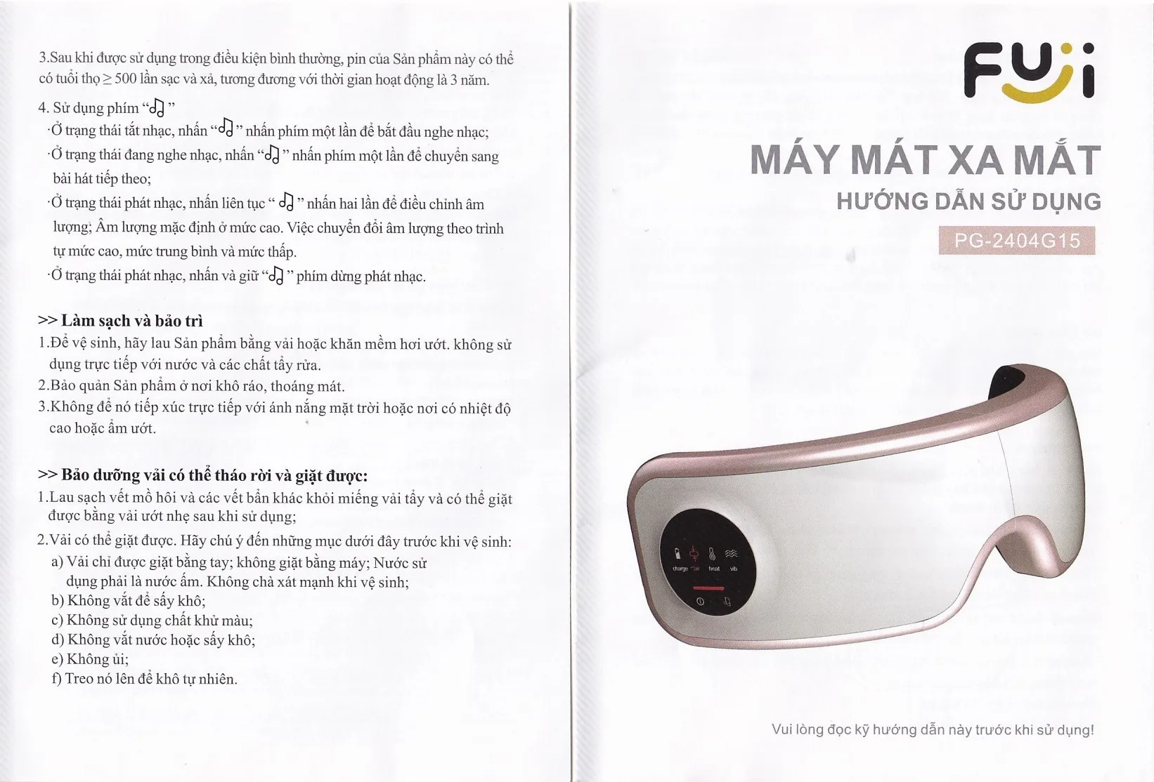 Hình ảnh Máy mát xa mắt Fuji PG-2404G15 giúp massage thái dương và các huyệt đạo khác ở vùng mắt