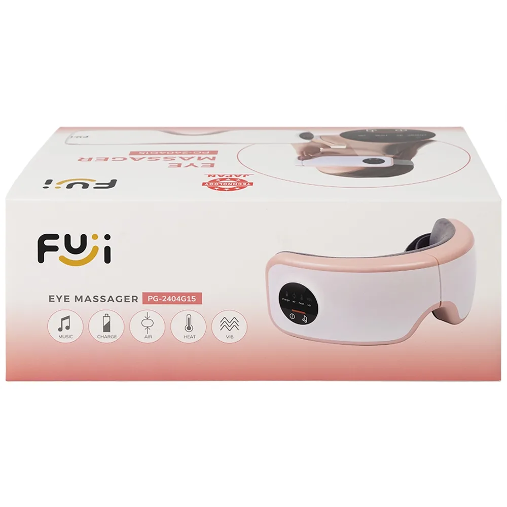 Hình ảnh Máy mát xa mắt Fuji PG-2404G15 giúp massage thái dương và các huyệt đạo khác ở vùng mắt