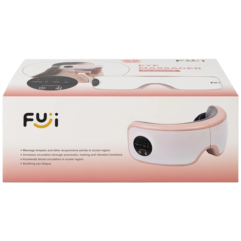 Hình ảnh Máy mát xa mắt Fuji PG-2404G15 giúp massage thái dương và các huyệt đạo khác ở vùng mắt