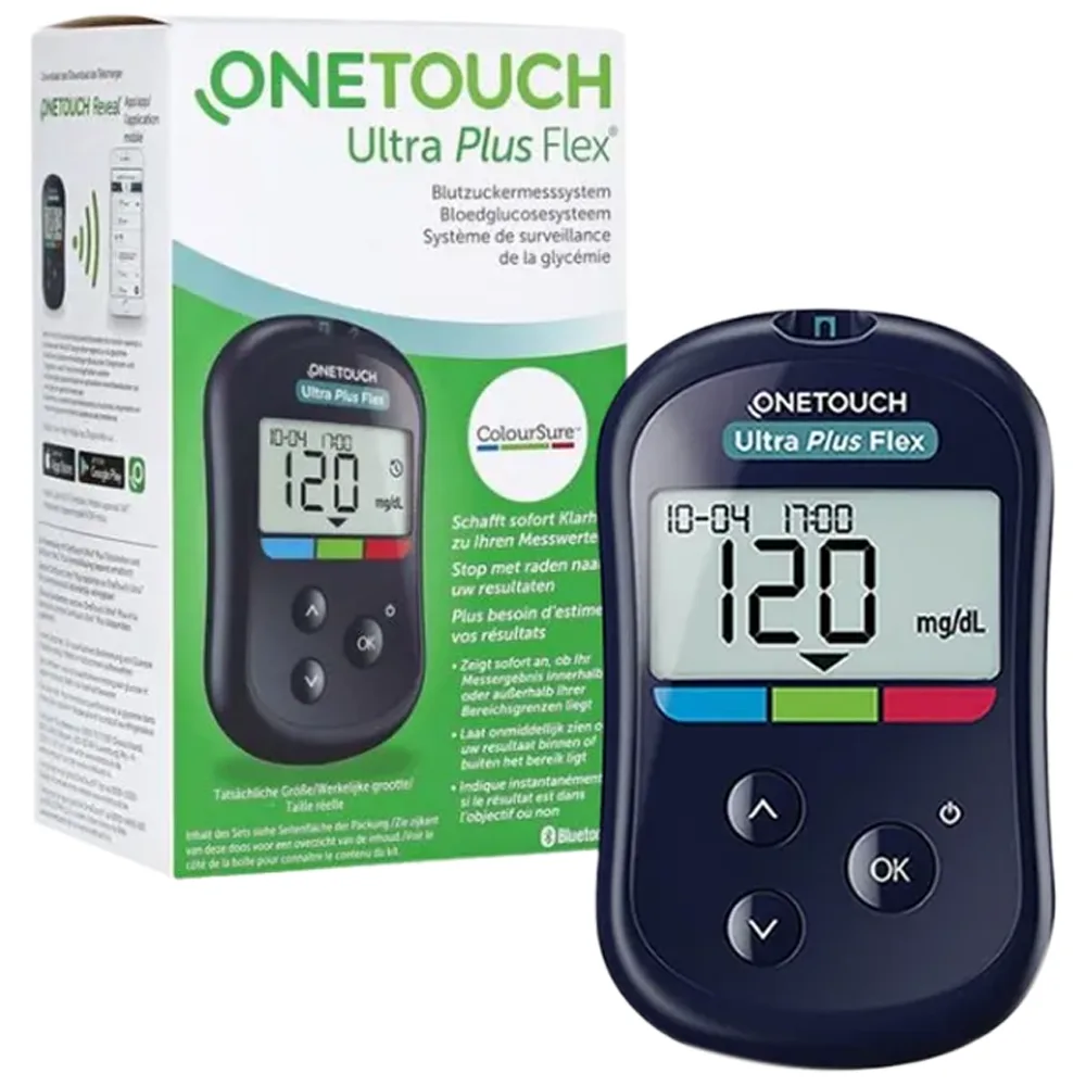 Hình ảnh Máy thử đường huyết Onetouch Ultra Plus Flex LifeScan (MG/DL)