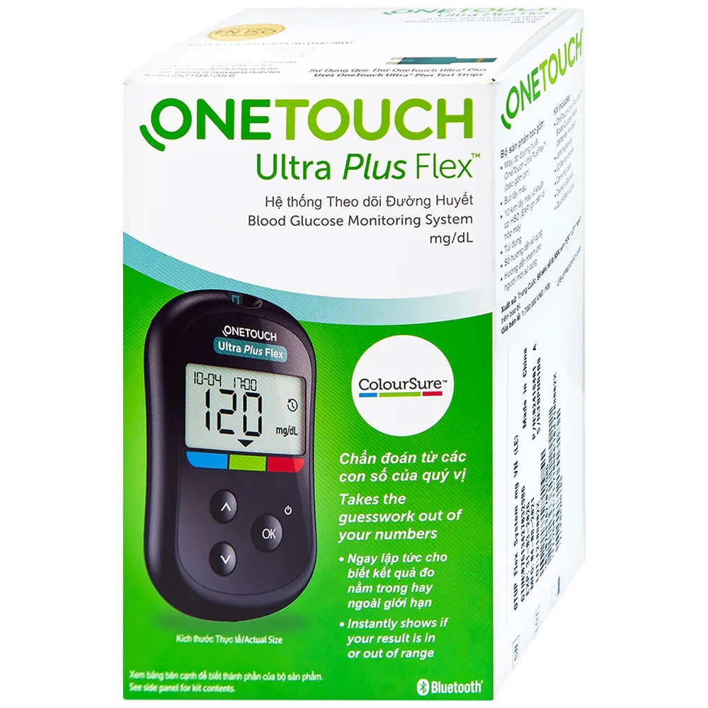 Hình ảnh  Máy thử đường huyết Onetouch Ultra Plus Flex LifeScan (Mmol/l)