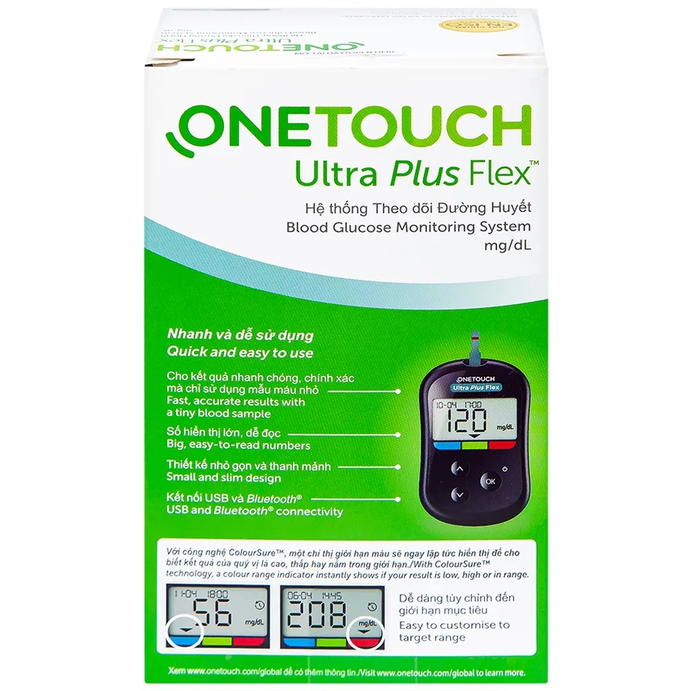 Hình ảnh  Máy thử đường huyết Onetouch Ultra Plus Flex LifeScan (Mmol/l)