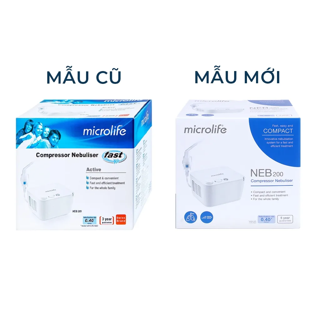 Hình ảnh Máy xông khí dung Microlife NEB200 hỗ trợ các bệnh viêm mũi, viêm xoang