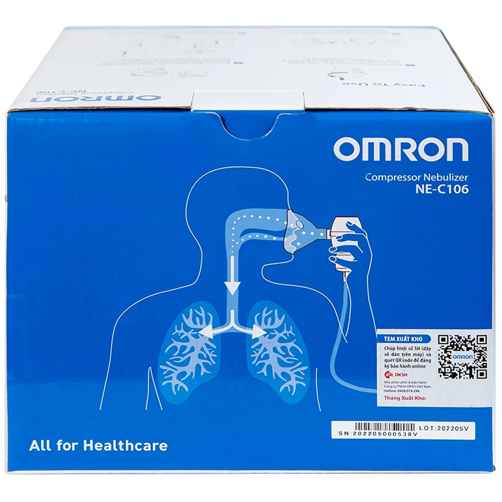 Hình ảnh Máy xông khí dung Omron NE-C106 phòng và điều trị bệnh về đường hô hấp