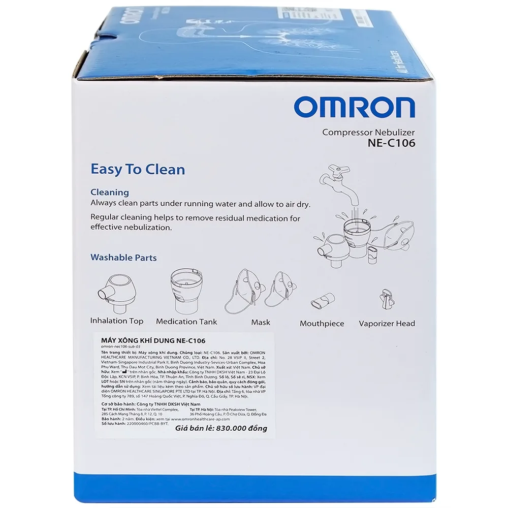 Hình ảnh Máy xông khí dung Omron NE-C106 phòng và điều trị bệnh về đường hô hấp