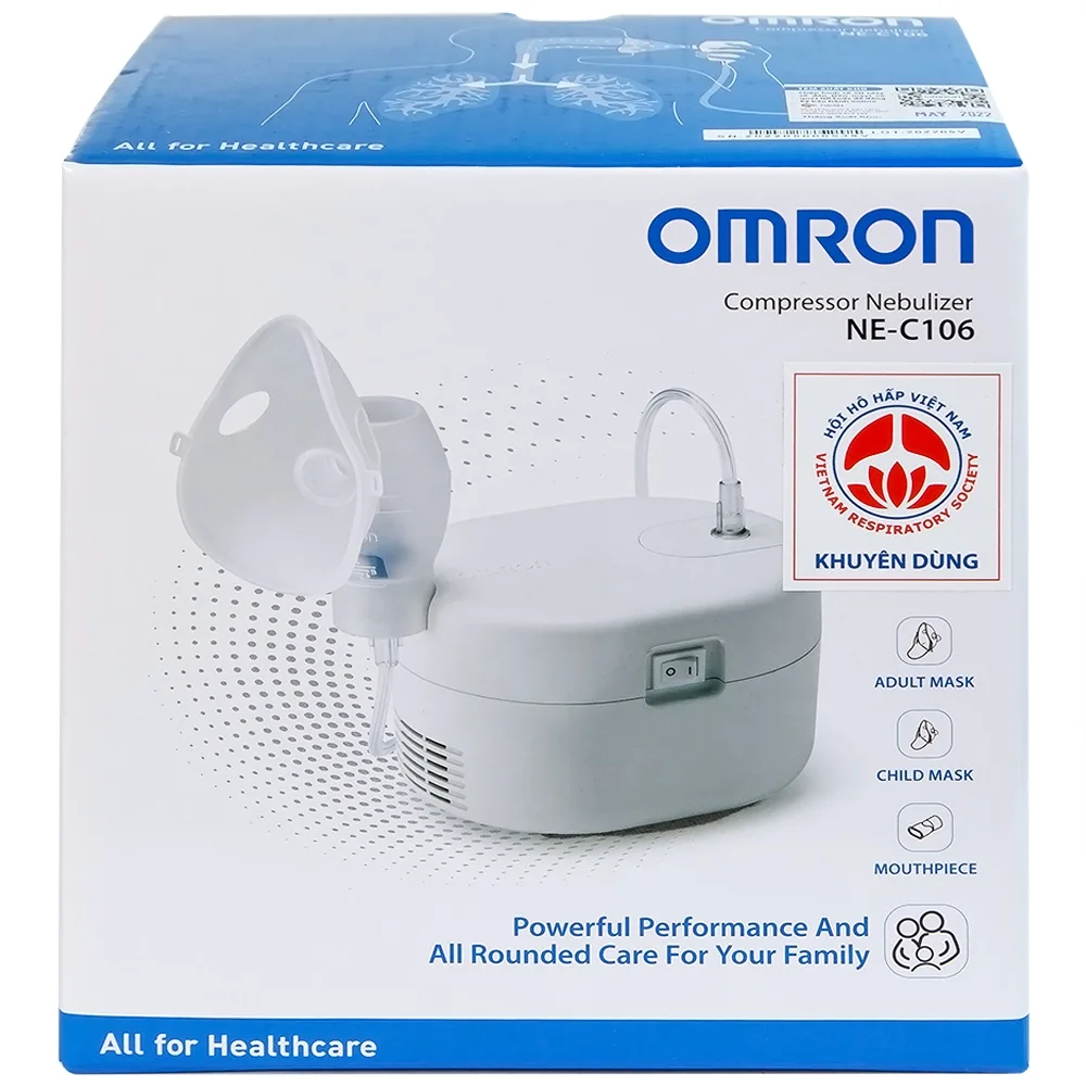 Hình ảnh Máy xông khí dung Omron NE-C106 phòng và điều trị bệnh về đường hô hấp
