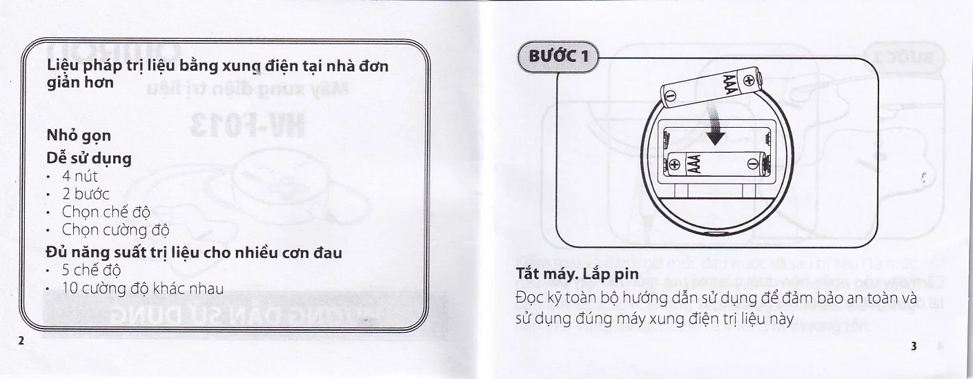 Hình ảnh Máy xung điện trị liệu Omron HV-F013 giảm đau cơ và khớp 