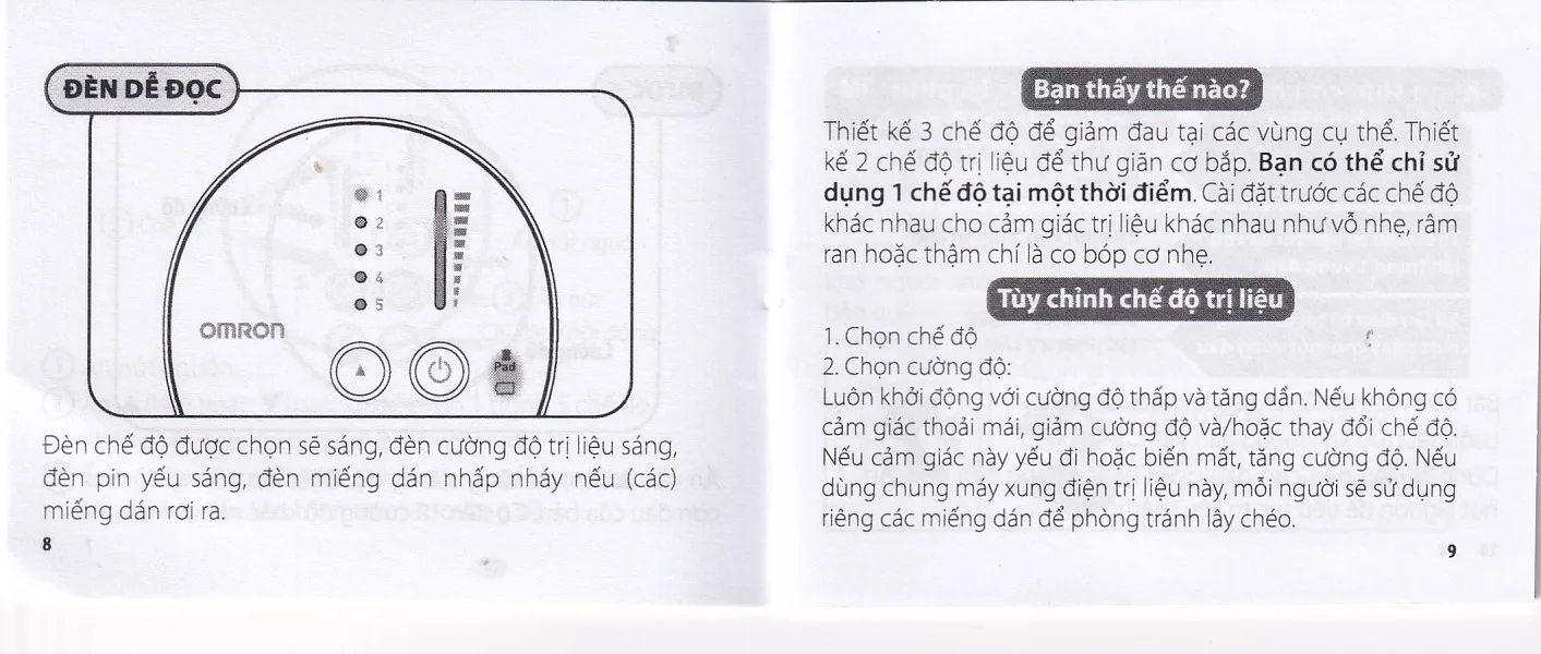 Hình ảnh Máy xung điện trị liệu Omron HV-F013 giảm đau cơ và khớp 