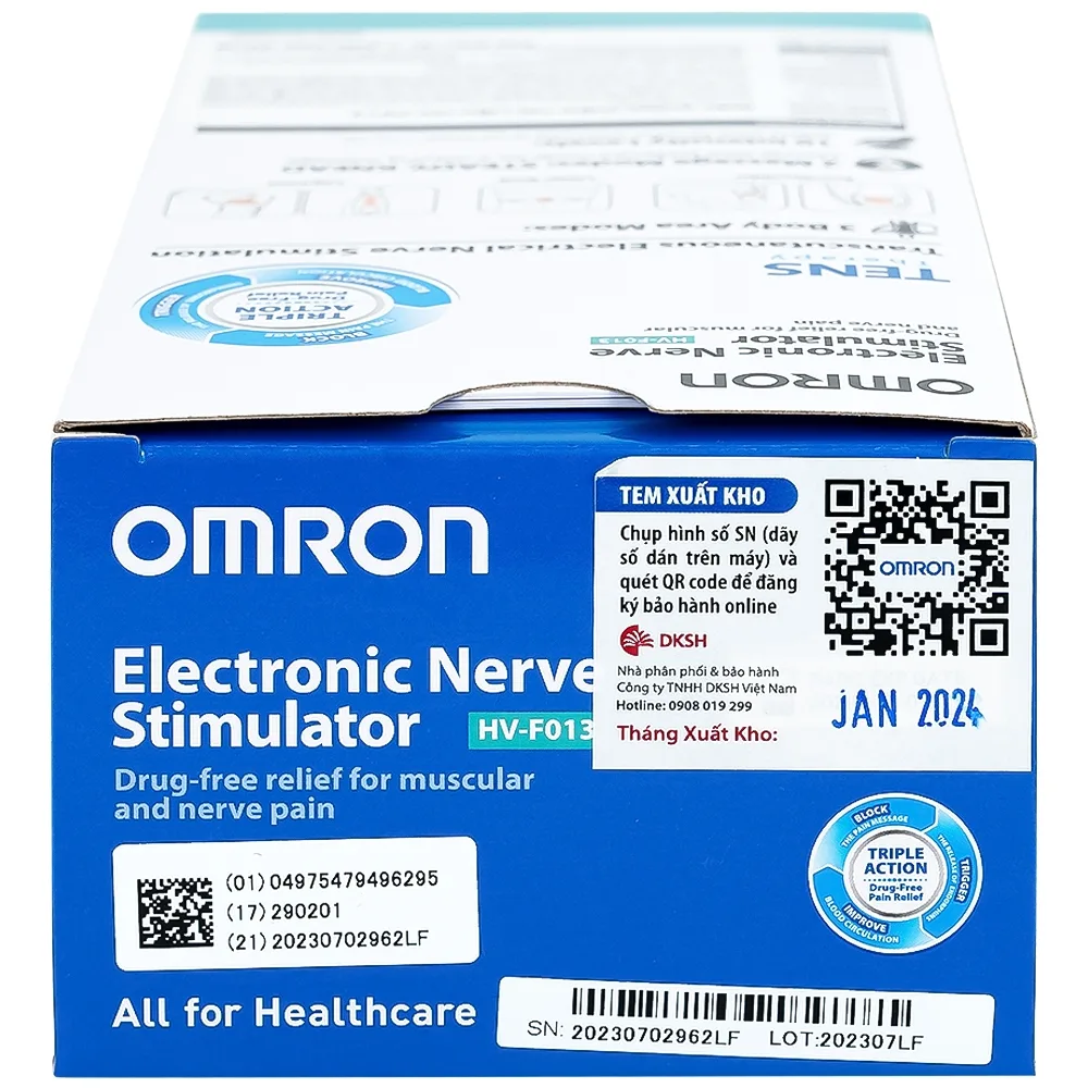 Hình ảnh Máy xung điện trị liệu Omron HV-F013 giảm đau cơ và khớp 