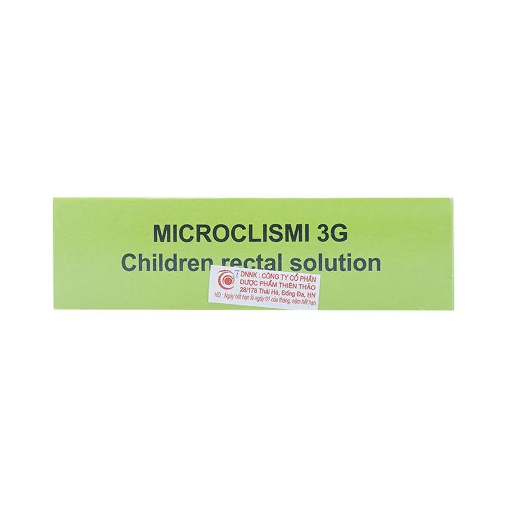 Hình ảnh Dung dịch thụt trực tràng Microclismi Nova Argentia điều trị táo bón (6 túi x 1 tuýp x 3g)