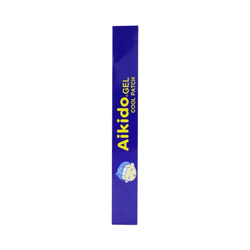 Hình ảnh Miếng dán hạ sốt Aikido Gel Cool Patch chườm mát khi bị sốt nóng, say nắng, ngừa co giật ở trẻ (3 gói x 2 miếng)