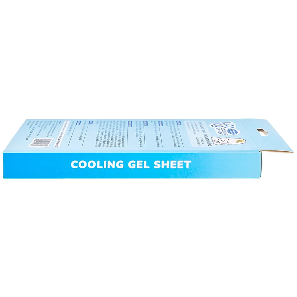 Hình ảnh Miếng dán hạ sốt Licokid hương bạc hà hỗ trợ hạ nhiệt, hạ sốt, giảm đau (3 gói x 2 miếng)