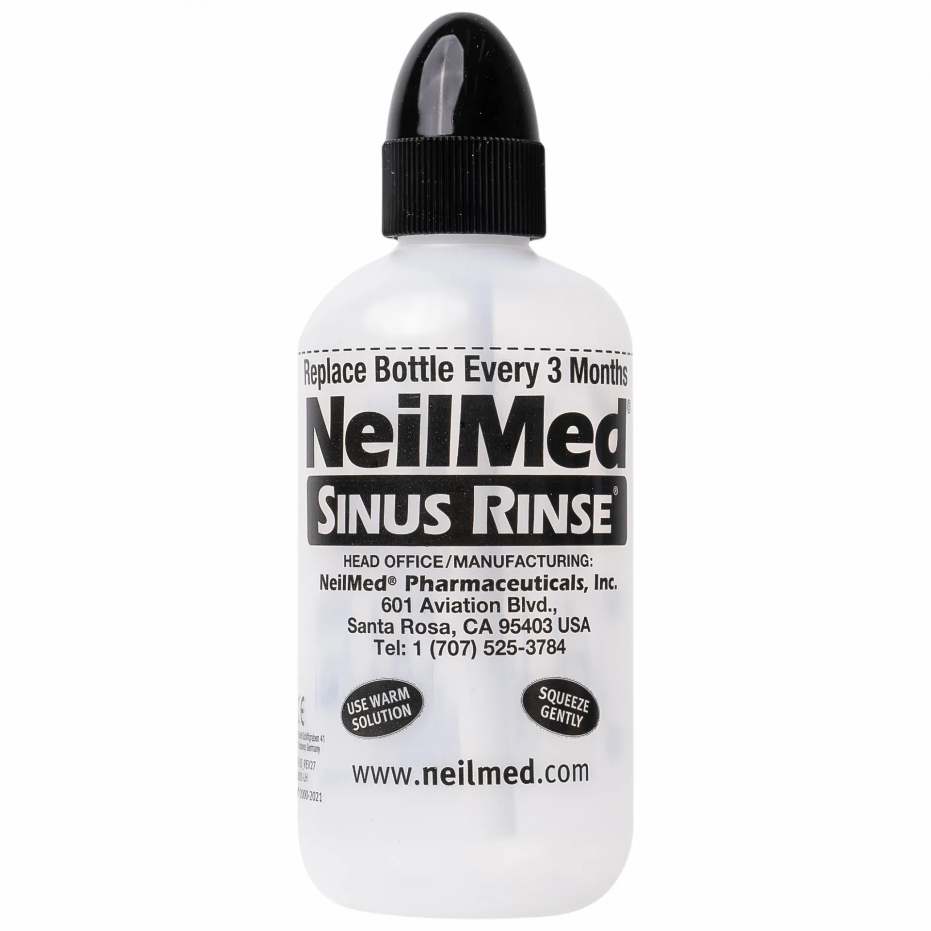 Hình ảnh Bộ dụng cụ 1 bình + 60 gói bột rửa mũi NeilMed Sinus Rinse làm sạch và ngăn ngừa chứng viêm mũi dị ứng