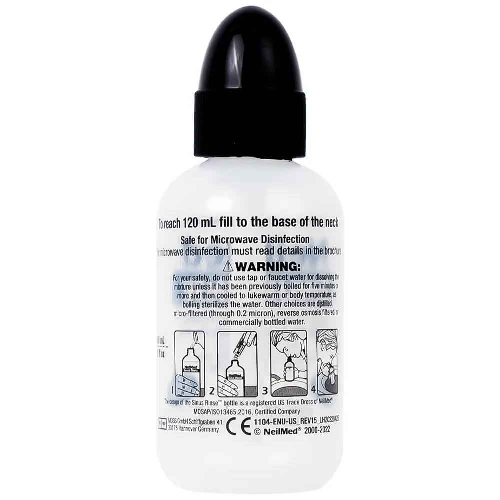 Hình ảnh Bộ vệ sinh mũi 1 bình + 30 gói NeilMed Sinus Rinse Kids vệ sinh mũi xoang cho trẻ 