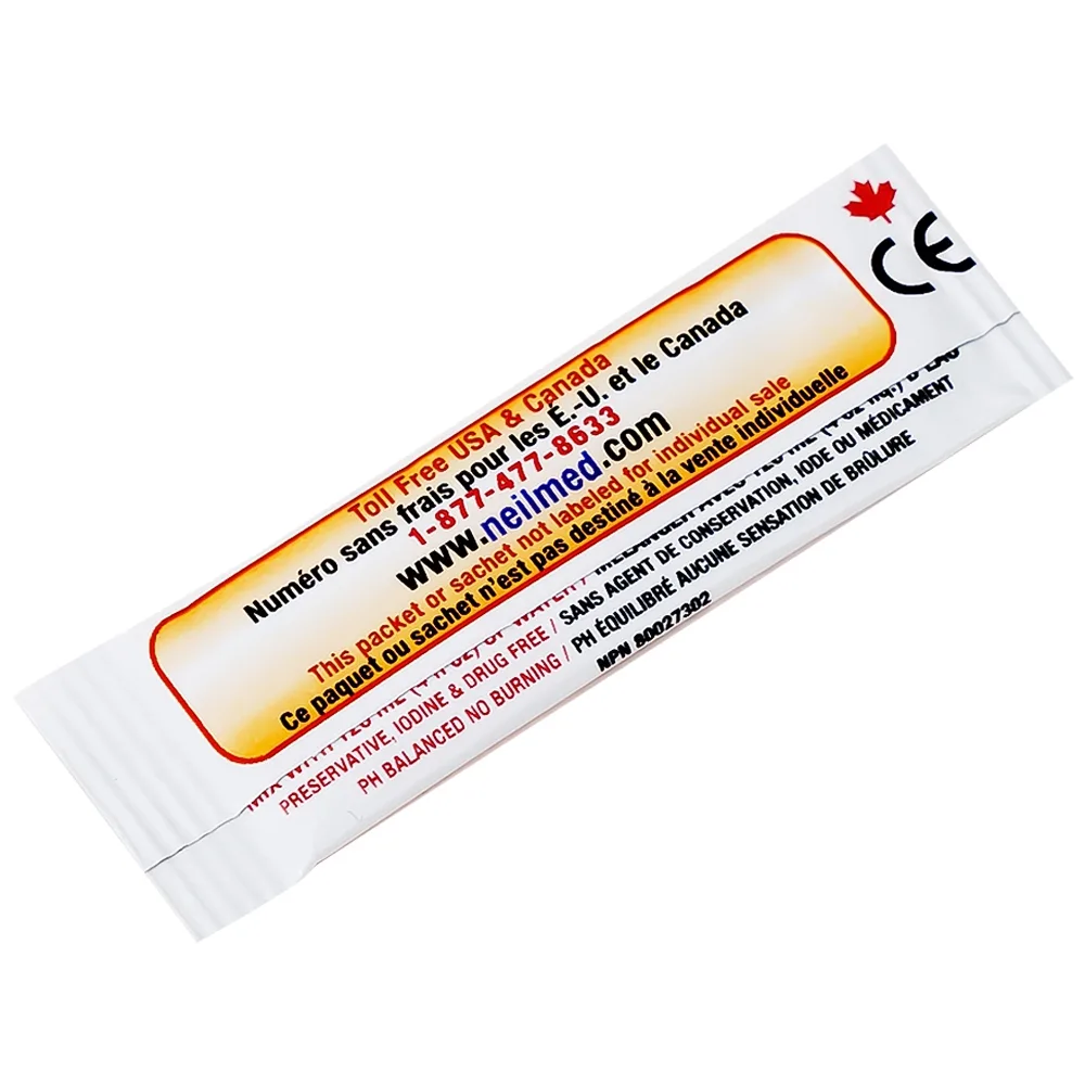 Hình ảnh Muối rửa mũi Neilmed Sinus Rinse Kids giảm và ngăn ngừa các chứng viêm mũi dị ứng cho trẻ (120 gói)
