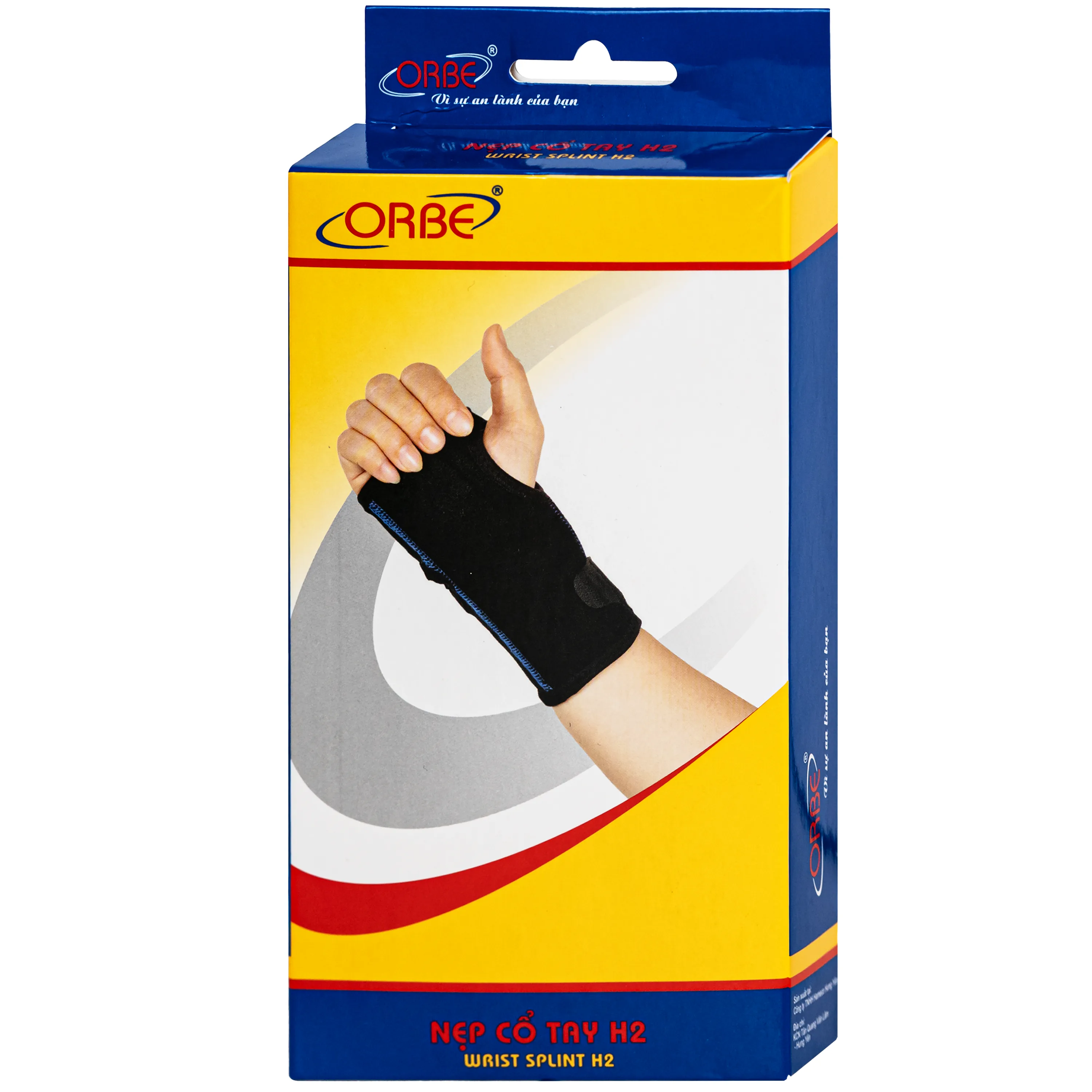 Hình ảnh Nẹp cổ tay Wrist Splint H2 Orbe universal
