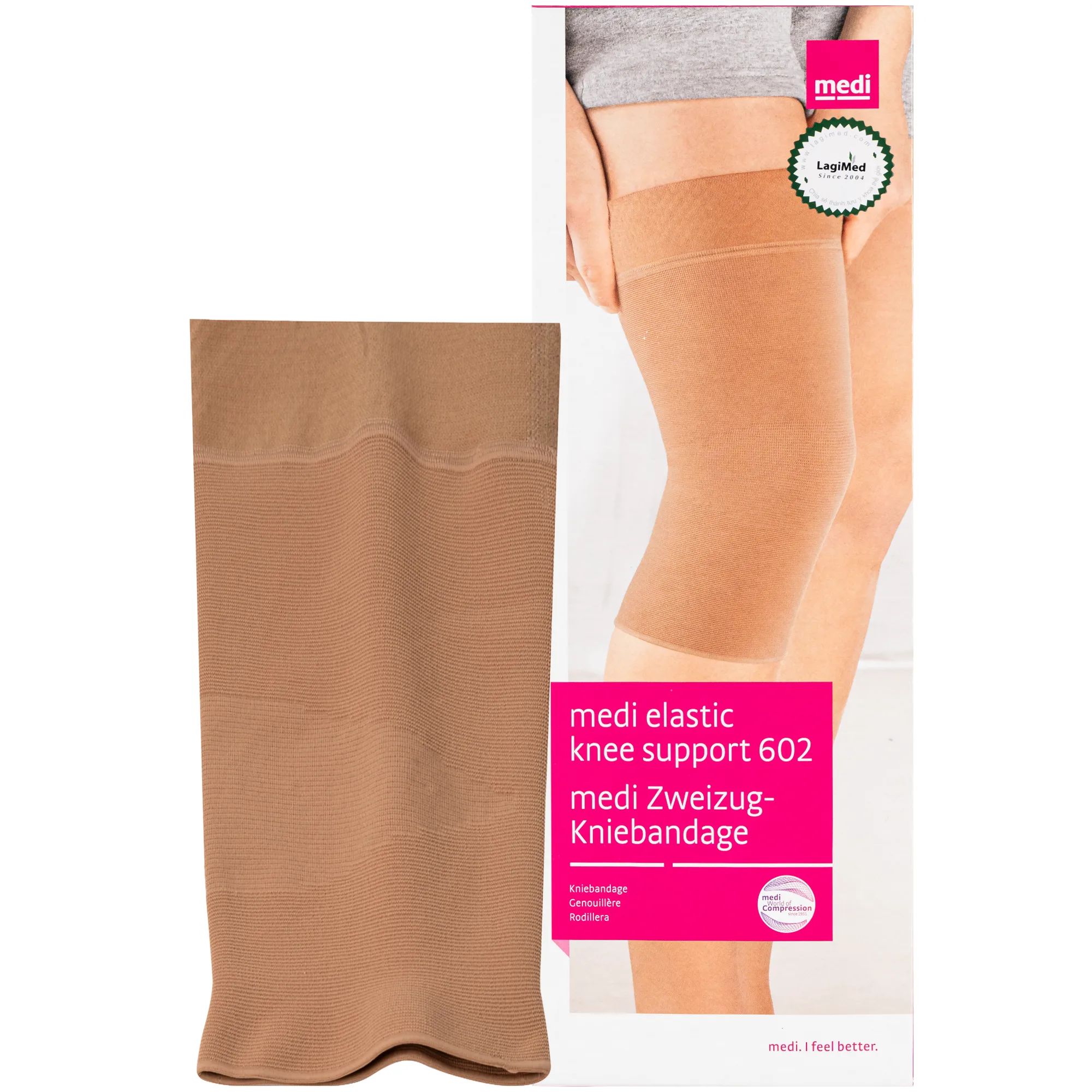 Hình ảnh Nẹp gối Medi Knee Support 602 size II giúp phục hồi sau chấn thương, hỗ trợ điều trị thoái hoá khớp gối