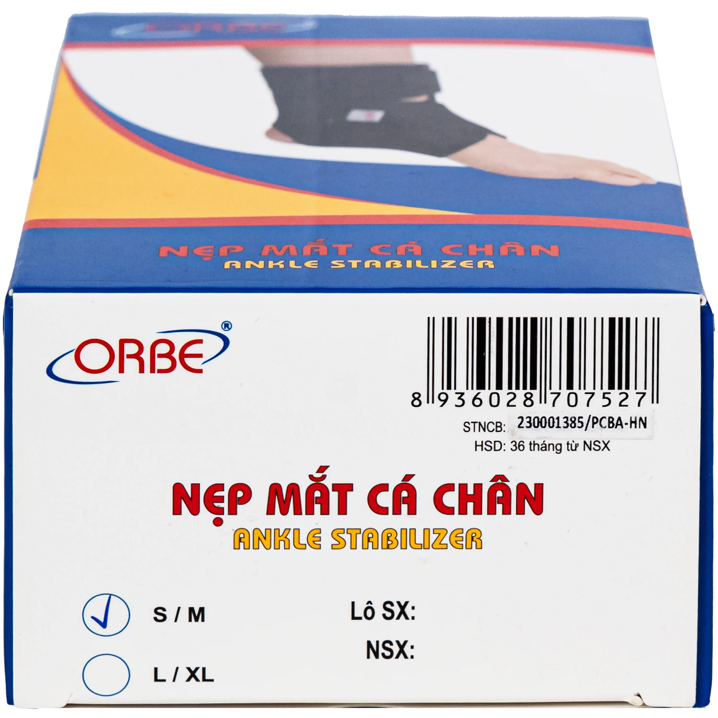 Hình ảnh Nẹp mắt cá chân Ankle Stabilier Orbe size S/M
