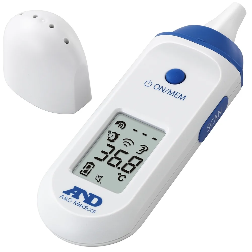 Hình ảnh Nhiệt kế hồng ngoại đo tai, trán AND A&D Medical UT-801 đo nhanh, chính xác chỉ sau 1 giây
