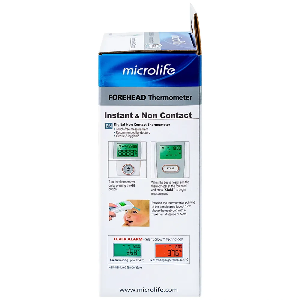 Hình ảnh Nhiệt kế hồng ngoại Microlife FR1MF1 đo không chạm, nhanh, an toàn và chính xác