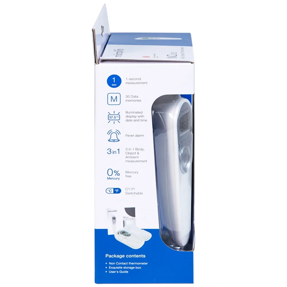 Hình ảnh Nhiệt kế hồng ngoại đo trán Microlife NC200 không cần tiếp xúc, cho kết quả sau 1 giây