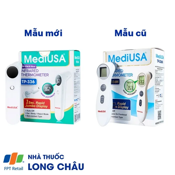 Hình ảnh Nhiệt kế hồng ngoại MediUSA TP-336 đo không chạm, cho kết quả nhanh trong 3 giây