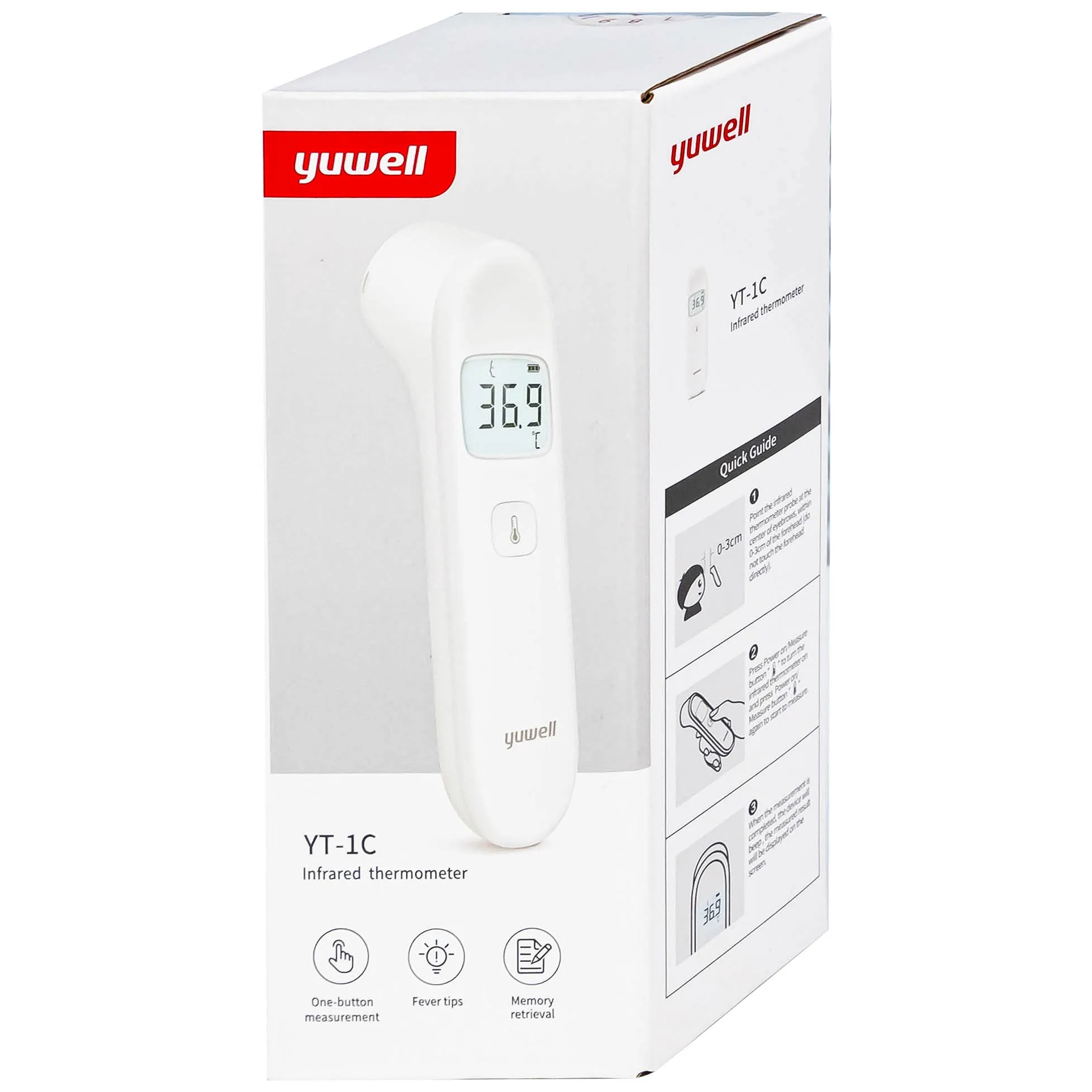 Hình ảnh Nhiệt kế hồng ngoại Yuwell YT-1C đo nhiệt độ cơ thể
