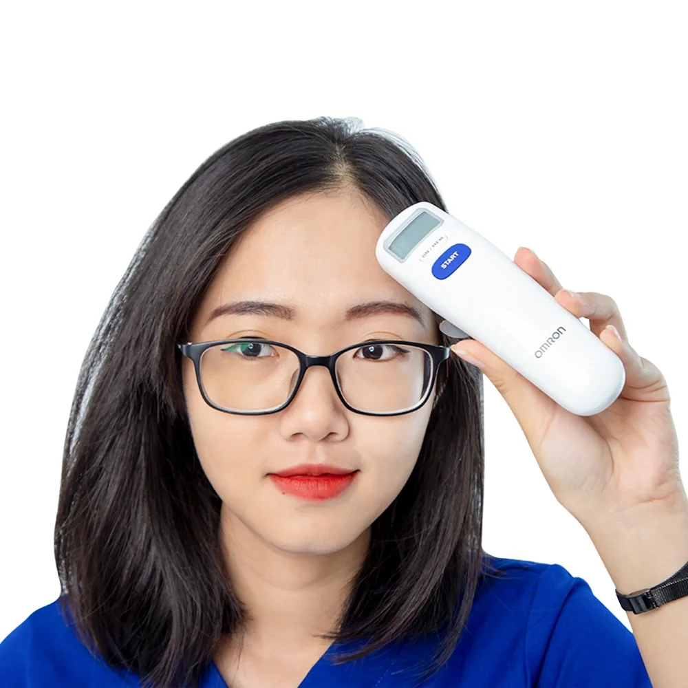 Hình ảnh Nhiệt kế đo ở trán Omron Forehead Thermometer MC-720 cho kết quả tức thì