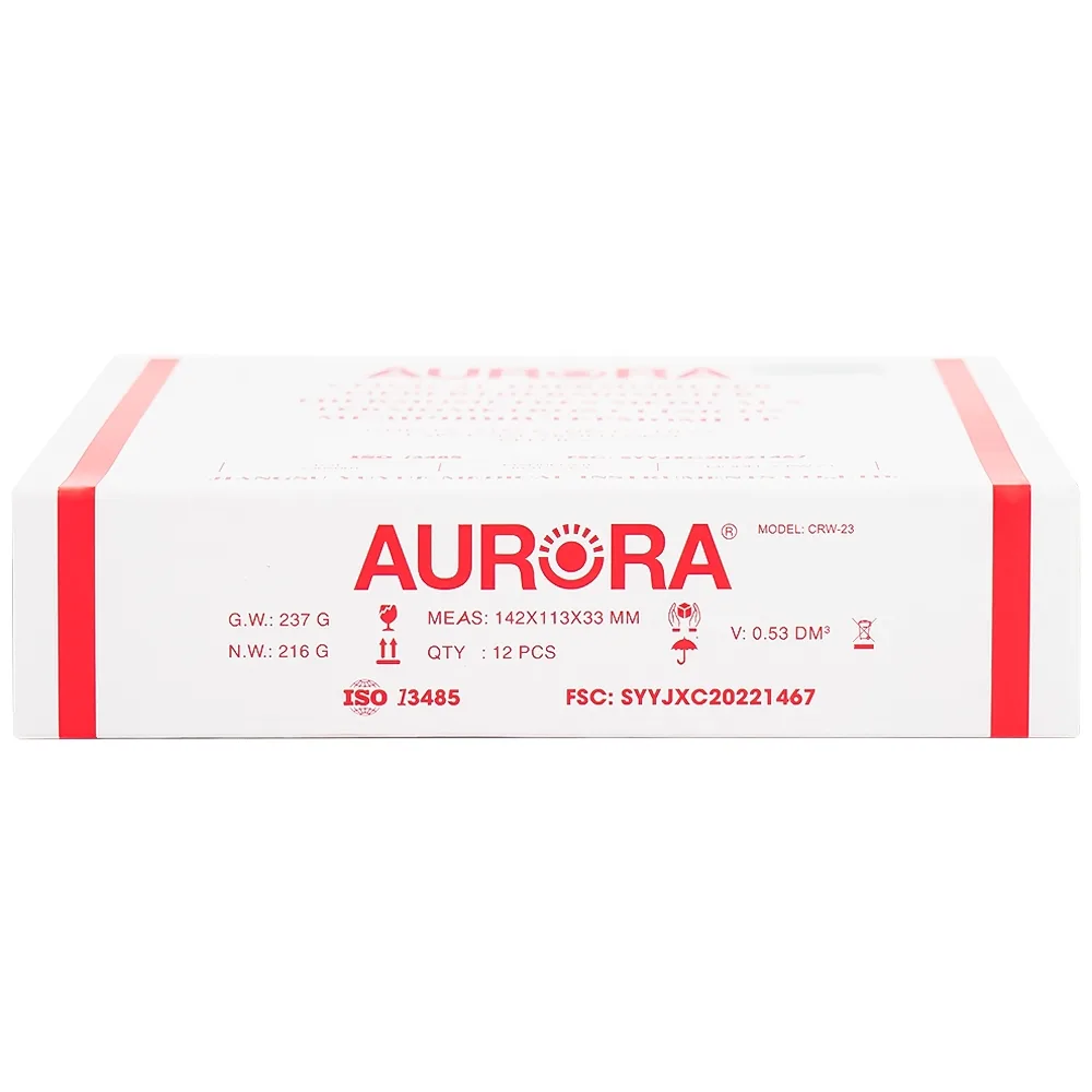 Hình ảnh Nhiệt kế y khoa Aurora CRW-23 đo nhiệt độ cơ thể (12 cái)