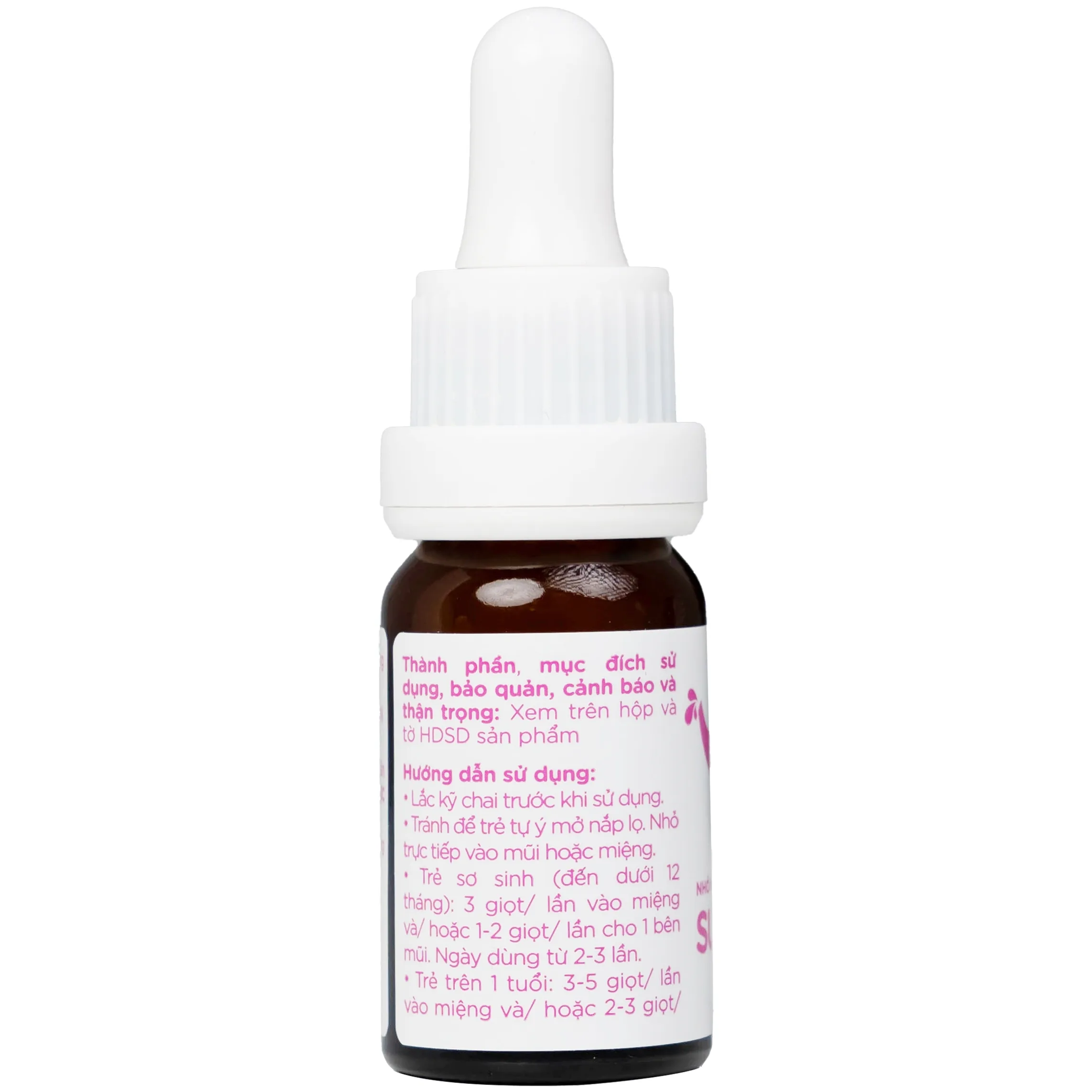 Hình ảnh Nhỏ mũi họng lợi khuẩn Subavax 10ml Á Âu tăng sức đề kháng niêm mạc đường hô hấp trên