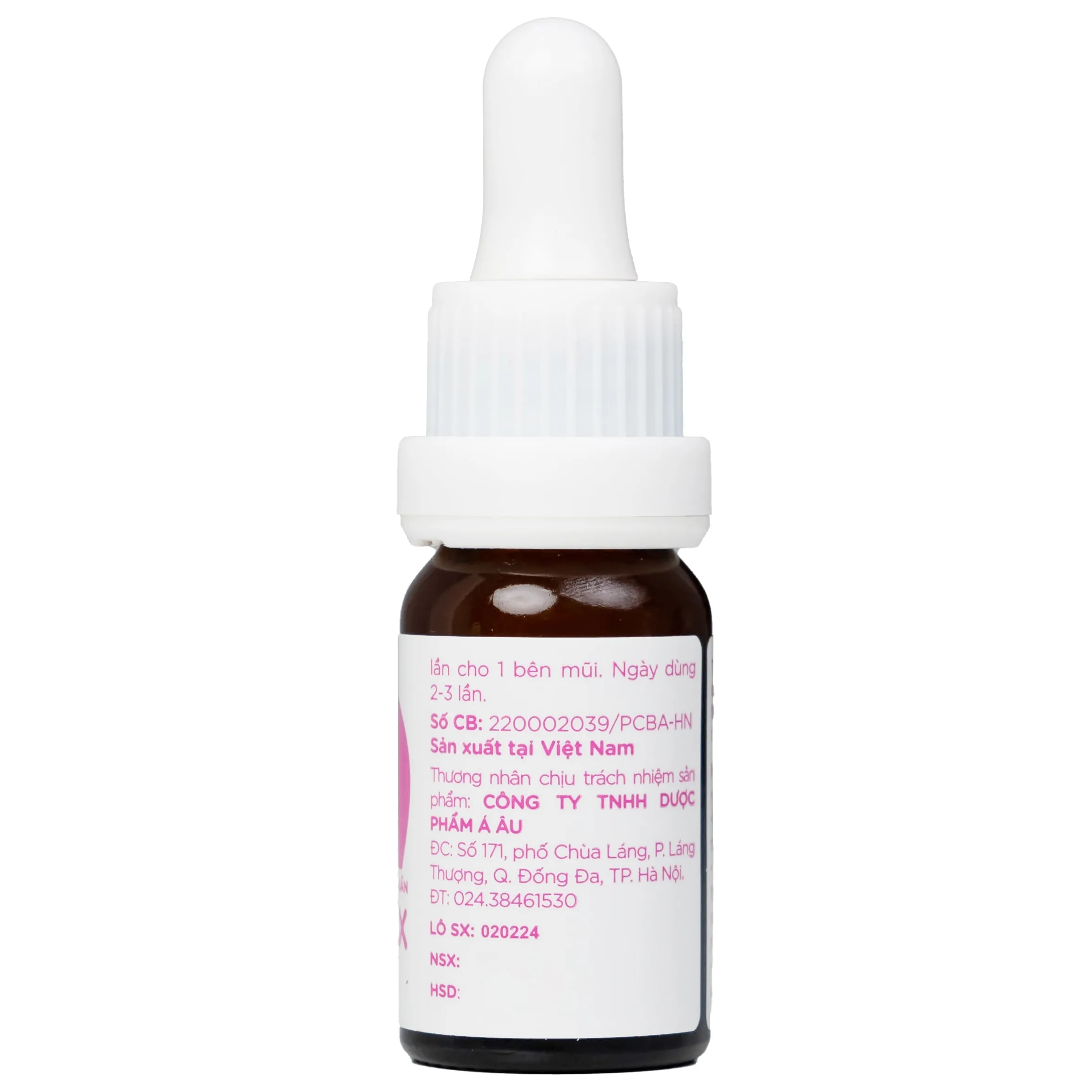 Hình ảnh Nhỏ mũi họng lợi khuẩn Subavax 10ml Á Âu tăng sức đề kháng niêm mạc đường hô hấp trên