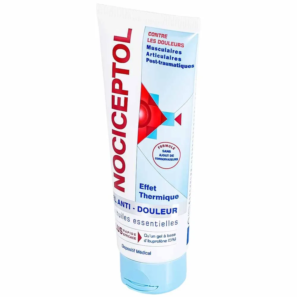 Hình ảnh Gel bôi ngoài da Nociceptol Gel Anti-Douleur Polidis giảm đau, nhức, mỏi cơ (120ml)