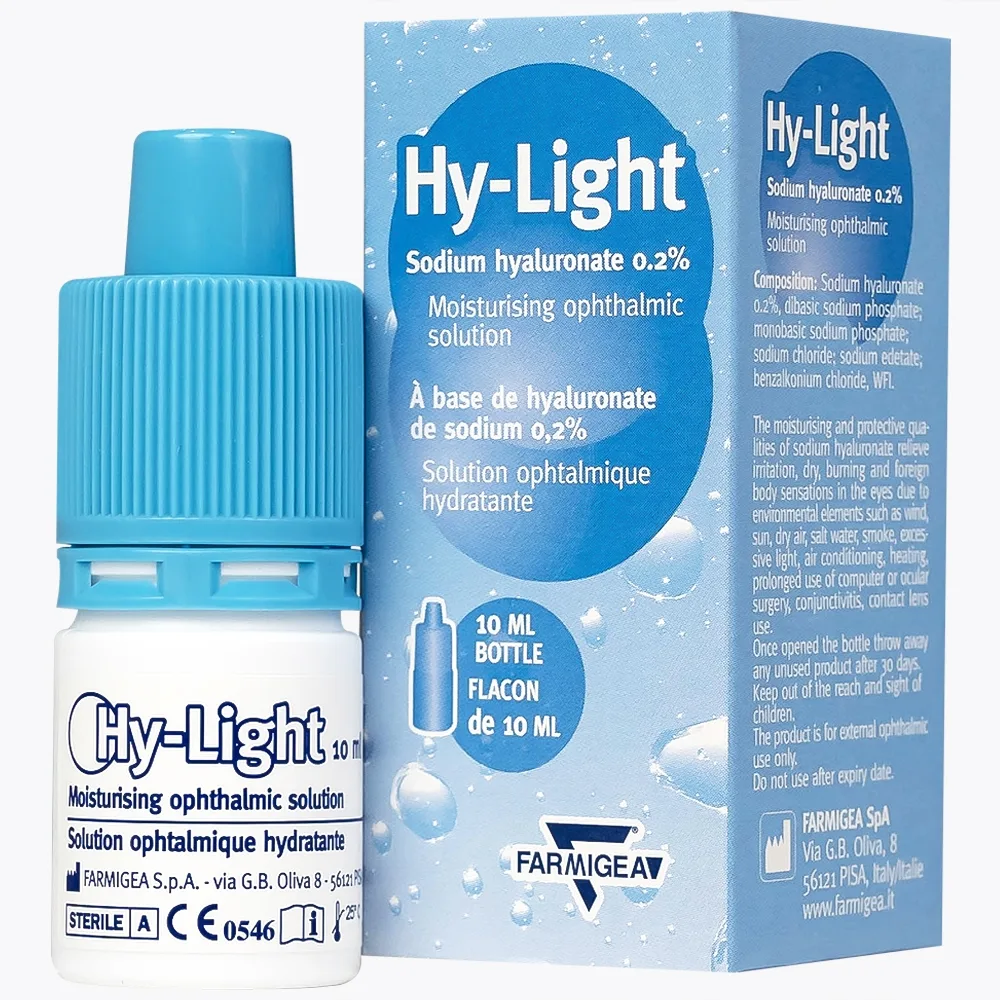 Hình ảnh Nước mắt nhân tạo Hy-Light 10ml Farmigea giữ ẩm và bảo vệ mắt giảm tình trạng kích ứng, khô, đỏ