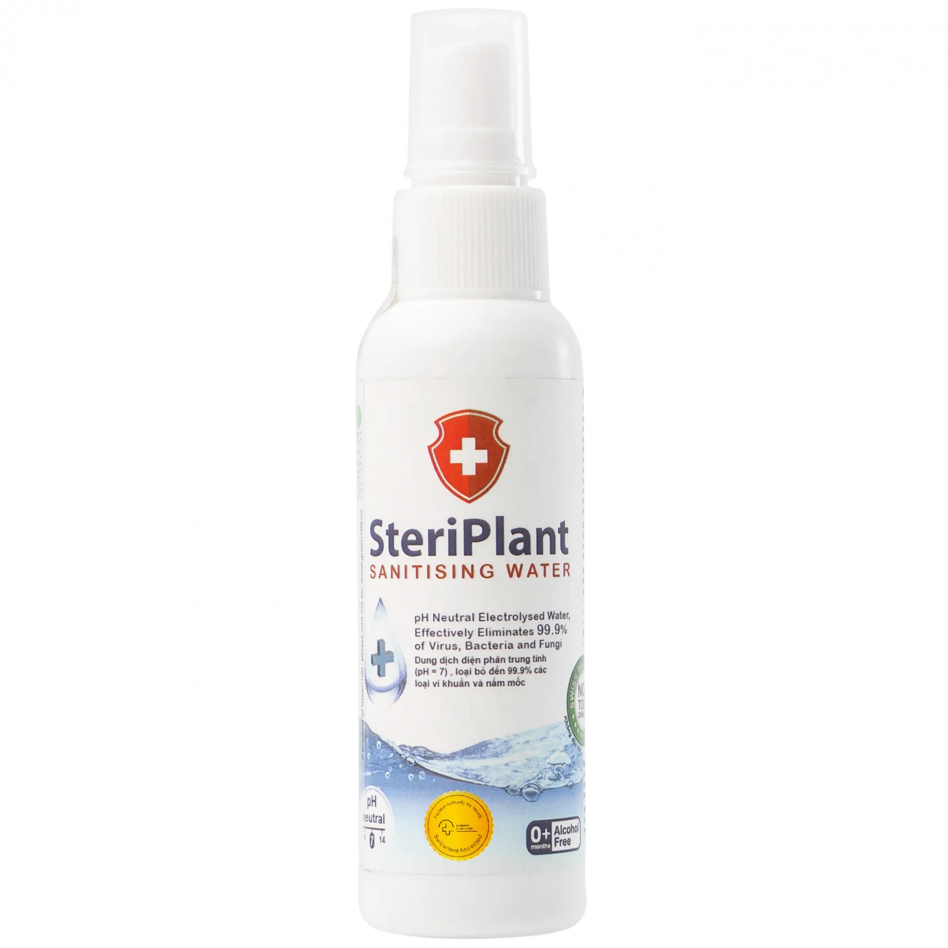Hình ảnh Nước xịt khuẩn Steriplant 60ml làm sạch vết thương ngoài da và ngăn ngừa viêm loét