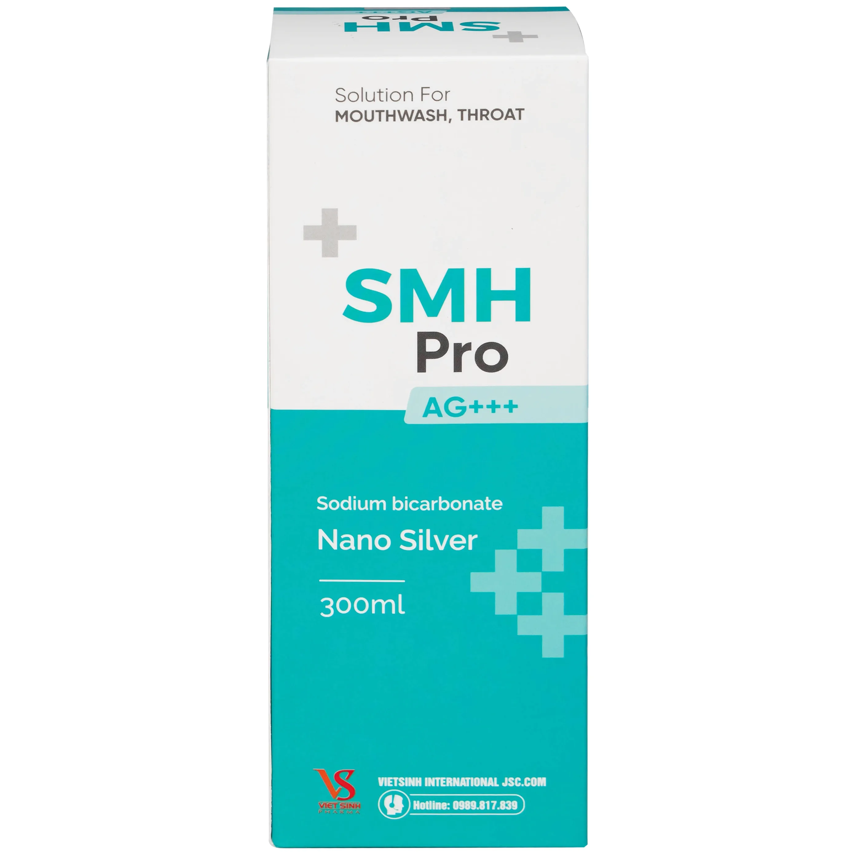 Hình ảnh Nước súc miệng, họng SMH Pro Ag+++ 300ml Việt Sinh vệ sinh răng, miệng, ngăn ngừa hôi miệng